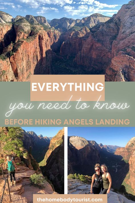 Angels Landing Zion National Park, Angels Landing Zion, Zion National Park Hikes, Utah Road Trip, Angels Landing, Utah Hikes, Utah Travel, Utah National Parks, Spring Trip