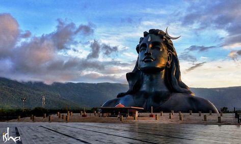 Isha Yoga, Coimbatore, Shiva, Statue, Yoga, India