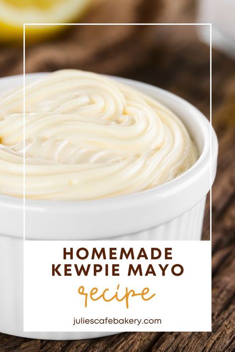 homemade kewpie mayo served in a white sauce dish closeup Kewpie Mayo Recipe, Savory Snack Recipes, Kewpie Mayo, Mayo Recipe, Zesty Sauce, Homemade Condiments, Green Eating, My Plate, Refreshing Salad