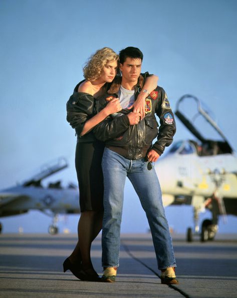 Celebrating Tom Cruise’s Birthday Through His Many Girlfriends and Hairstyles | W Magazine | Women's Fashion & Celebrity News Maverick And Charlie Costume, Maverick And Penny, Charlie And Maverick, Maverick Costume, Tom Cruise Birthday, Kelly Mcgillis, Tony Scott, Anniversary Pictures, Meg Ryan