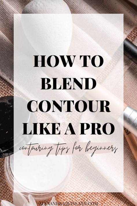 Makeup Blending Tips, Blending Contour Makeup, How To Blend Contouring Videos, How To Blend Contour, Makeup Contouring For Beginners, Beginner Contouring, How To Blend Contouring, Where To Contour, Blend Contour