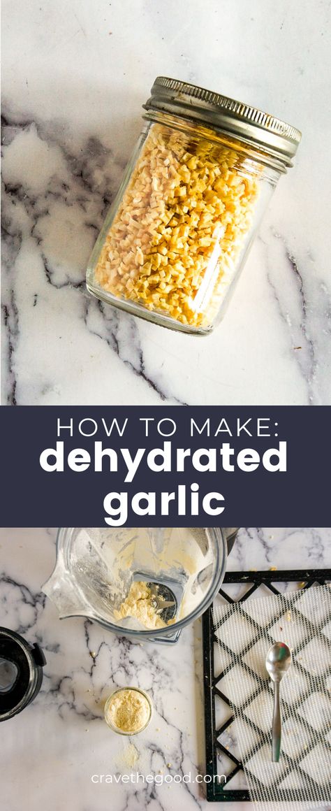 Dehydrated Garlic Cloves, Canning Garlic Minced, Minced Garlic Recipes, Dehydrating Garlic, Dehydrate Garlic, Drying Garlic, Dehydrated Snacks, Preserving Garlic, Dehydrated Garlic