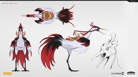 ArtStation - Imperial Crane Skin, Sam Santala Felt Dragon, Guild Wars 2, Guild Wars, Keys Art, Fantasy Monster, Learn To Paint, Creature Design, Anime Poses, Art Reference Photos