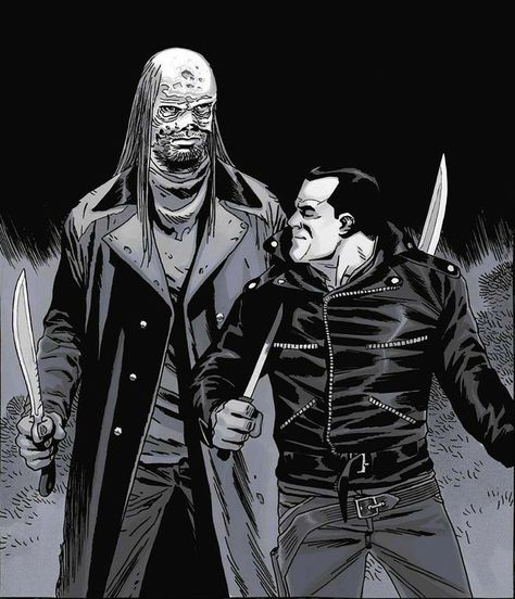 Negan Twd Comic, Walking Dead Comic, Walking Dead Characters, Negan Walking Dead, Ryan Hurst, Negan Twd, Twd Comics, Walking Dead Art, Fear The Walking Dead