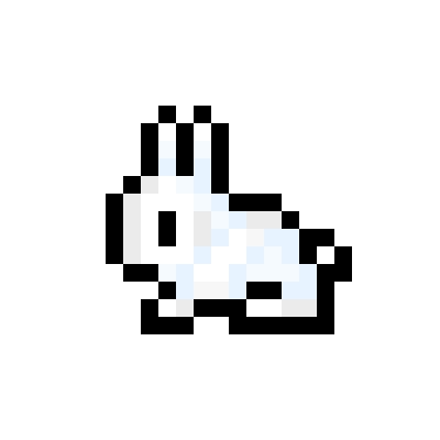 Pixel Bunny Icon, New Jeans Bunny Pixel, Pixel Bunny Art, Bunny Widget Icon, Newjeans Pixel Art, New Jeans Pixel, Rabbit Pixel Art, Bunny Widget, Bunny Pixel Art