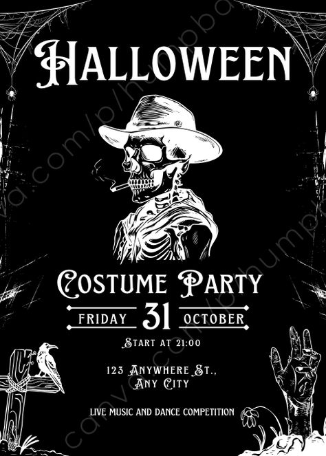 Get ready for a spooky and fun Halloween Costume Party with our vibrant flyer design! Perfect for inviting guests and setting the mood for an unforgettable celebration. Download the flyer template now and start planning your ultimate Halloween party! #HalloweenFlyer, #CostumeParty, #HalloweenParty, #PartyInvites, #HalloweenCelebration, #SpookyParty, #HalloweenDecor, #PartyPlanning, #HalloweenDesign, #FlyerTemplate, #HalloweenEvent, #CreativeFlyers, #HalloweenDay, #HappyHalloween Minimalist Halloween Costume, Halloween Costume Party Invitations, Costume Party Invitations, Minimalist Halloween, Halloween Flyer, Halloween Costume Party, Black Minimalist, Black Invitation, Halloween Event