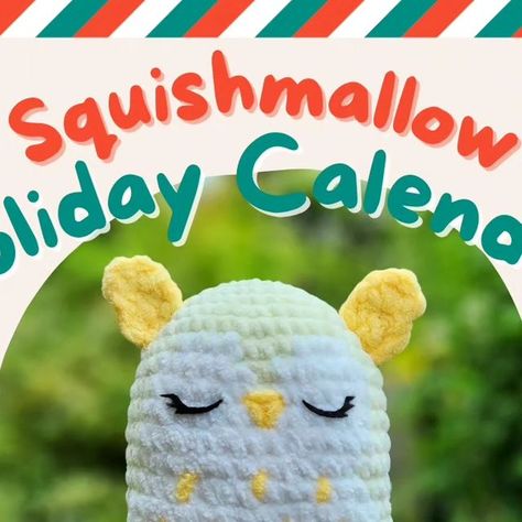 Squishmallow Pattern, Crochet Holiday, Instagram Pattern, Holiday Calendar, Day 6, Amigurumi Free, Amigurumi Free Pattern, Come Back, So Excited