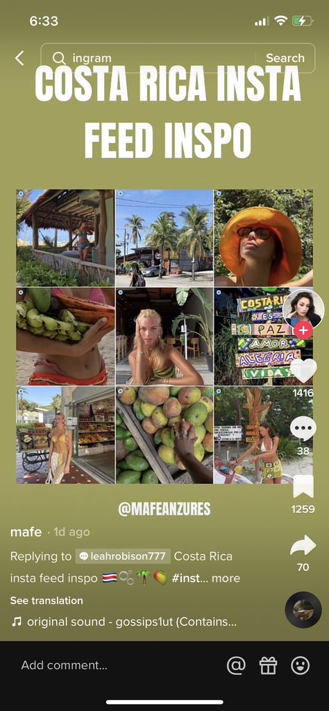 Costa Rica Instagram, Feed Inspo Instagram, Instagram Feed Goals, Best Instagram Feeds, Feed Goals, Feed Insta, Inspo Instagram, Insta Feed, Aesthetic Songs