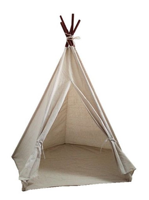 PRICES MAY VARY. Made of Durable Cotton Canvas, comes with carry case and measures 48"x48"x55".with the floor resembling a pentagon. It can meet all the needs of outdoor adventure or Indoor Play, kids playing family travelling. Easy-to-install More reasonable and fashionable with one door and one window design. Easy to set up, fold, move and store. With assembly instructions included, the teepee can easily be set up either indoors or out.The teepee tent is also easy to set up and take down and c Tent Bookshelf, Diy Teepee Tent, Canvas Teepee, Diy Teepee, Teepee Play Tent, Nursery Room Design, Canvas Tent, Teepee Tent, Kids Gift Guide