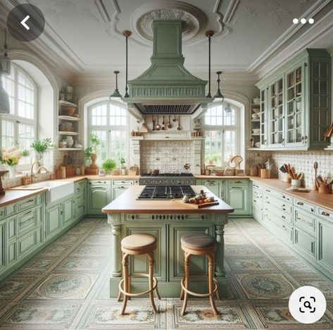 Bungalow Aesthetic, Inn Interior, Cottage House Interior, Minimal Kitchen Design, India Home Decor, House Interior Design Styles, Green Kitchen Cabinets, Curated Home, 2024 Color