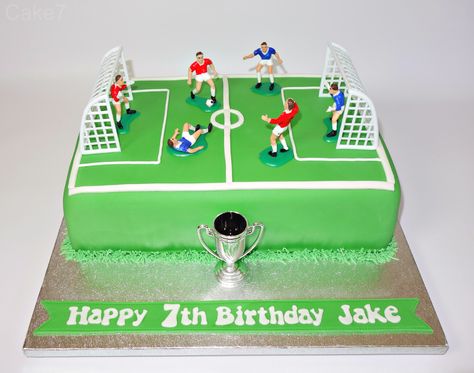 Football Pitch Cake, Afl Party, Football Cakes, Bulldog Cake, Soccer Birthday Cakes, Afl Football, Cake Designs For Boy, Sports Cakes, Soccer Cake