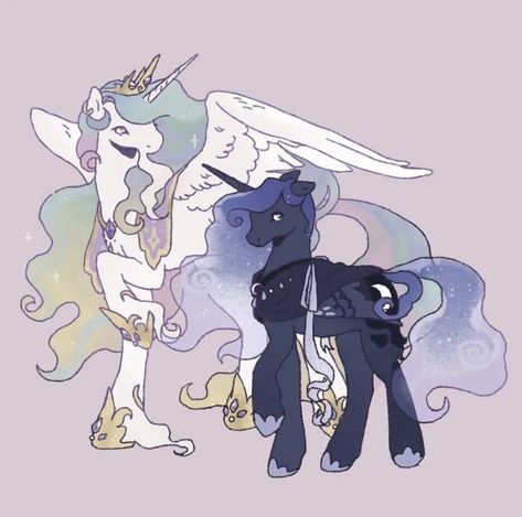 Princess Celestia And Luna, Celestia Fanart, Luna Mlp, Little Mermaid Wallpaper, Celestia And Luna, Mermaid Wallpapers, Mlp Fan Art, My Little Pony Comic, Princess Celestia