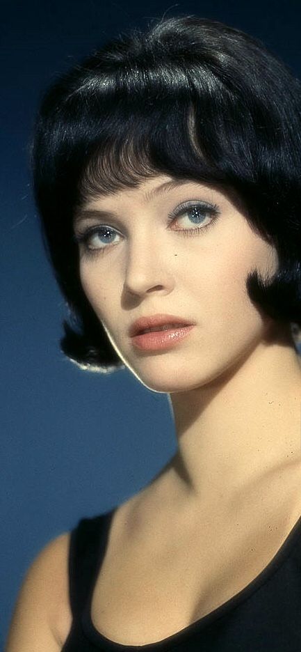 Anna Karina Anna Karina, A Woman, Hair, Blue, Black