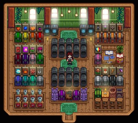 Shed Layout, Stardew Farms, Stardew Valley Layout, Stardew Valley Tips, Stardew Valley Farms, Farm Layout, Farm Design, Stardew Valley, Four Corners