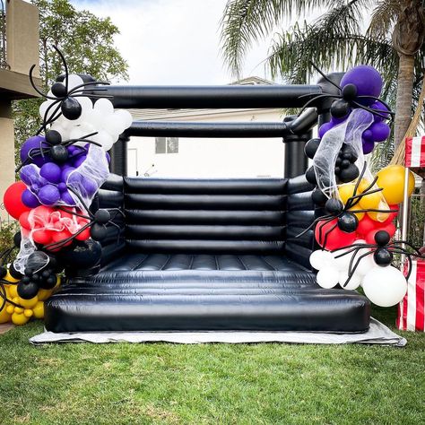 Black Bounce House, Wedding Bounce House, Haunted Carnival, Bouncy House, Inflatable Bounce House, Tent Decorations, Bouncy Castle, Halloween Event, Bounce House