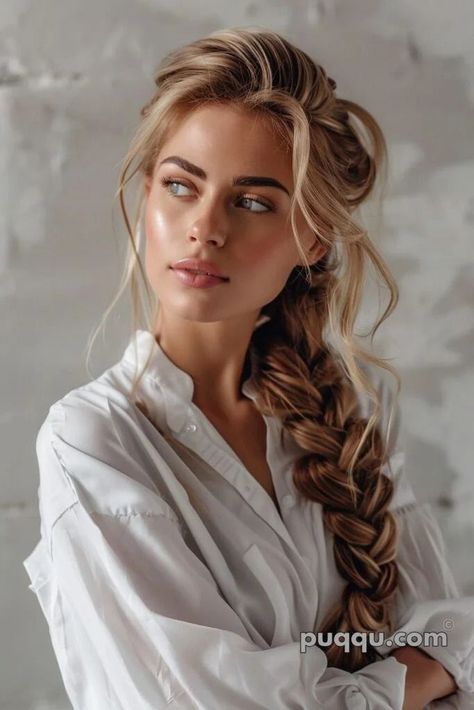 Fishtails Hairstyle, Fishtail Pony, How To Fishtail, Braid Crown, Braids Step By Step, Fishtail Braid Hairstyles, Fairy Hair, Fishtail Braid, Blending Gray Hair