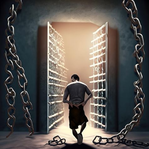 Jail Cell, Prophetic Art, Human Right, Bible Facts, Broken Chain, Chains For Men, Human Rights, Bible, Human