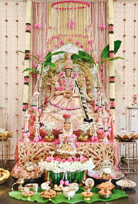 Puja Ghar, Varalakshmi Pooja, Lakshmi Pooja, Mandir Decoration, Pooja Decor, Lotus Candle Holder, Janmashtami Decoration, Ganapati Decoration, Housewarming Decorations