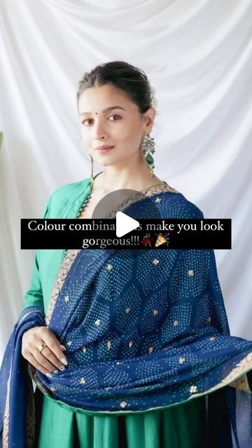 Color Contrast Combination, Kurti Styling, Style Kurti, Kurti Style, Color Combinations For Clothes, Kurta Dress, Ethnic Outfits, Colour Combinations, Bright Color