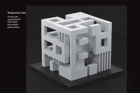 Solid Void Architecture, Void Architecture, Architectural Student, Solid And Void, 3d Tipografi, Cubes Architecture, Module Design, Student Design, Concept Models Architecture