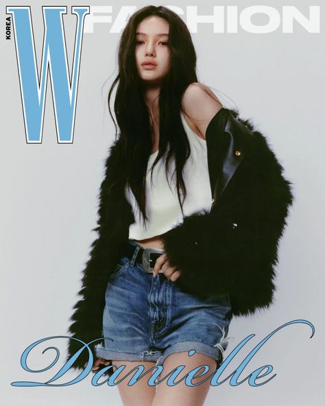 NewJeans' Danielle displays her stunning beauty with Celine for 'W Korea' Newjeans Magazine, Tomboy Look, New Jeans Style, W Korea, Photographer Branding, My Chemical, Girl Next Door, Couture Collection, Kpop Girl Groups