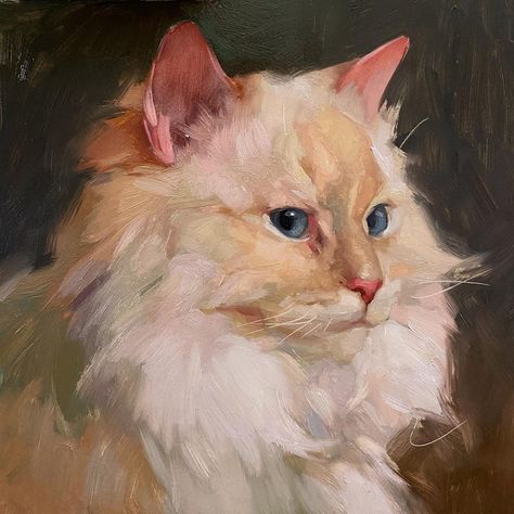 Jennifer Gennari, Free Spirit Art, Cat Portrait Painting, Dog Portraits Painting, Painting Fur, Oil Painting Inspiration, Cat Art Illustration, Warrior Cats Art, Kpop Drawings