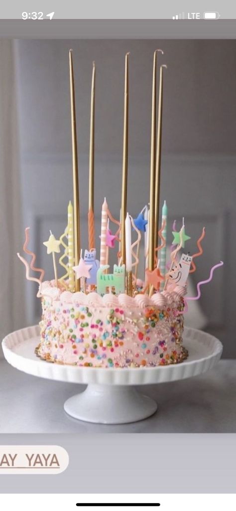 Cake Inspo, Meri Meri, Pretty Birthday Cakes, Cute Birthday Cakes, Little Cakes, Party Treats, Birthday Cake Kids, Cake Decorating Tips, Pretty Cakes