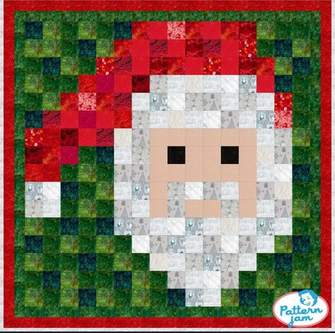 Twister Quilts, Quilts Christmas, Santa Quilt, Pixel Quilting, Christmas Quilt Blocks, Quilt Christmas, Christmas Tree Quilt, Christmas Patchwork, Christmas Quilt Patterns