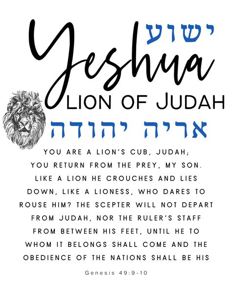 Yeshua Lion Of Judah, Tribe Of Judah Tattoo, Lion Of Judah Tattoo, Hebrew Language Learning, Esoteric Wisdom, Hebrew Tattoo, Learning Hebrew, Journal Bible Quotes, The Lion Of Judah