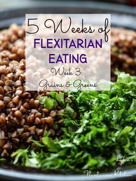 After beans and tofu, grains and greens make up the next level of the flexitarian diet. There's a lot more than rice and spinach available. Let's explore the varieties and think about how to incorporate grains and greens into the flexitarian diet.  #LFKitchen #flexitarian #semivegetarian #greens #grains #healthyeating via @lydiafilgueras Flexitarian Meal Plan, Rice And Spinach, Flexitarian Recipes, Flexitarian Diet, Tofu Dishes, Healthy Diet Recipes, Diet Meal Plans, Vegan Diet, Low Calorie Recipes