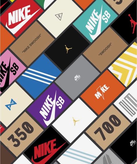 This is a sneaker boxes wallpaper it is a dream of every of every sneakerhead in this world you can use it on any device let it be ios or android even on apple watch Hypebeast Painting, Box Artwork, Mens Bedroom Decor, Kaws Wallpaper, Painted Nikes, Creative School Project Ideas, Sneakers Box, Nature Art Drawings, Collage Drawing