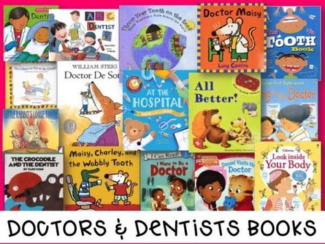 16 Colorful picture books about Doctors & Dentists that will explore children’s curiosity about these awesome community helpers. Doctor Books For Toddlers, Doctor Bag Craft, Doctor Books, Community Helpers Pictures, Community Helpers Crafts, Community Helpers Theme, Dr Book, Loose Tooth, Nursing Books