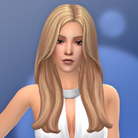 Sims 4 Curtain Bangs, Claire Hair, Straight Bangs, Latest Hair Trends, Natural Wavy Hair, Sims Hair, Sims4 Cc, Long Hair With Bangs, Hair Shine