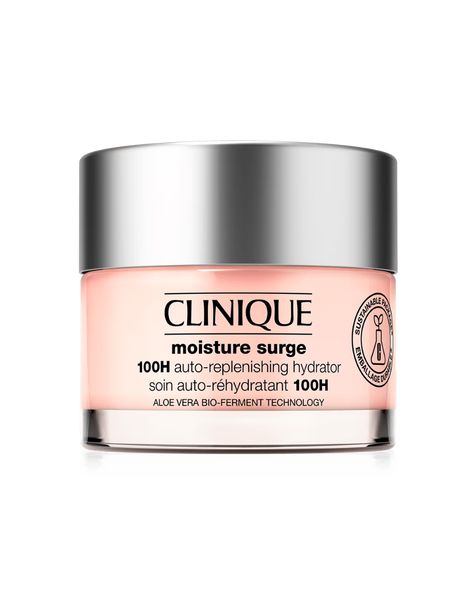 Moisture Surge™ 100H Auto-Replenishing Hydrator | Clinique Clinique Skincare, Aloe Water, Moisture Surge, Water Source, Cream Moisturizer, Clinique Moisture Surge, Clinique Moisturizer, Acne Care, Gel Moisturizer