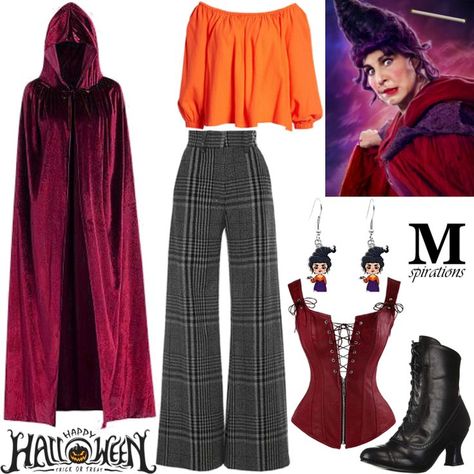 Mary Sanderson Costume, Sanderson Sisters Costumes, Hocus Pocus Halloween Costumes, From Tv Series, Mary Sanderson, Princess Inspired Outfits, Disney Themed Outfits, Trio Halloween Costumes, Disney Bound Outfits