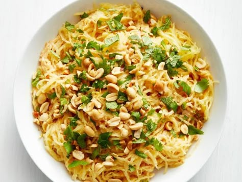 Best Spaghetti Squash Recipes, Peanut Sauce Recipe, Best Spaghetti, Spaghetti Squash Recipes, Food Network Magazine, Paleo Dinner, Isagenix, Squash Recipes, Peanut Sauce