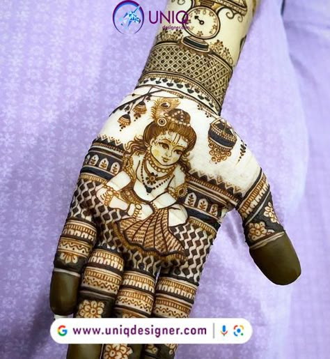 Baby Mehendi Designs, Krishna Mehndi Designs, Baby Mehendi, Krishna Mehndi, Baby Shower Mehandi, Baby Shower Mehndi, Baby Mehndi, Hena Designs, Janmashtami Special