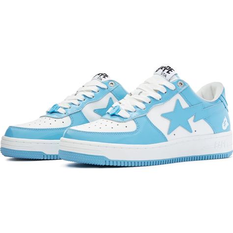 Bapesta Star Shoes, Blue Bape Shoes, Blue Bapesta Shoes, Bape Shoe Star, Bape Star Shoes Cheap, Painted Canvas Shoes, Canvas Shoes, Converse Sneaker, Converse