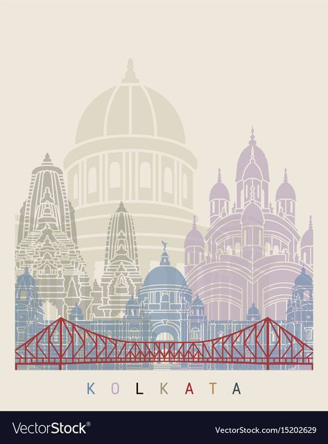 Kolkata Illustration Art, Kolkata Doodle Art, Kolkata Wallpaper, Kolkata Tourism, Kolkata Drawing, Kolkata Illustration, Kolkata City Drawing, Kolkata Skyline, Gift Illustration