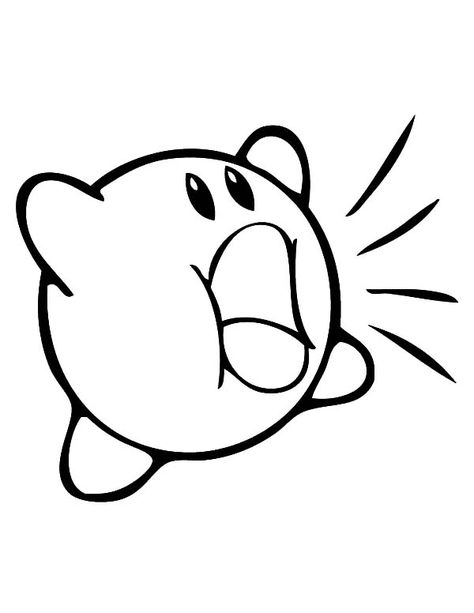 Kirby Shouting Coloring Pages : Kids Play Color Pusheen Coloring Pages, Arte Doodle, Cartoon Coloring Pages, Cool Coloring Pages, Outline Drawings, Flash Art, Coloring Book Art, Art Drawings Sketches Simple, Coloring Book Pages