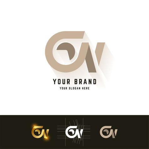 Gw Logo Design Letter, Gn Logo Design, Gw Logo, 3 Letter Logo, Pr Logo, Idea Logo, Construction Logo Design, Desain Ui, Initial Logo