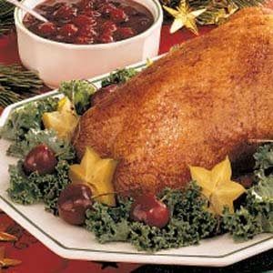 Duck With Cherry Sauce, Duck Gumbo, Cherry Sauce Recipe, Roasted Duck Recipes, Bryson City North Carolina, Cherry Sauce, Wild Duck, Bryson City, Roast Duck