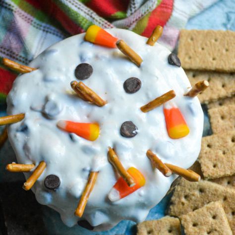 Melting Snowman Dip - 4 Sons 'R' Us Melted Snowman Dip, Snowman Dip, Talking About People, Snowman Tutorial, Dessert Cheese Ball, Cake Batter Dip, Melting Snowman, Pretzel Shape, Dessert Dip