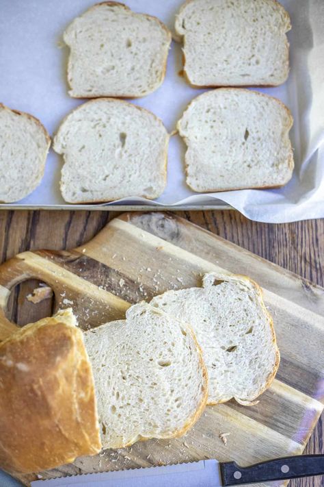 How To Freeze Sourdough Bread - The Best Way Freeze Sourdough Bread, Farmhouse Bread Recipe, Sourdough Tools, Sourdough Bread Machine, Freezing Bread, Homemade Sourdough Bread Recipes, Farmhouse On Boone, Homesteading Tips, Sourdough Bread Sandwiches