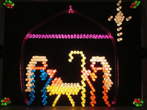 Lite Brite Nativity scene for Chirstmas Lite Brite Designs Christmas, Lite Brite Designs, Light Brite, Lite Bright, Christmas Jobs, Lite Brite, Aesthetic Apartment, Fun Activities For Toddlers, Board Quotes