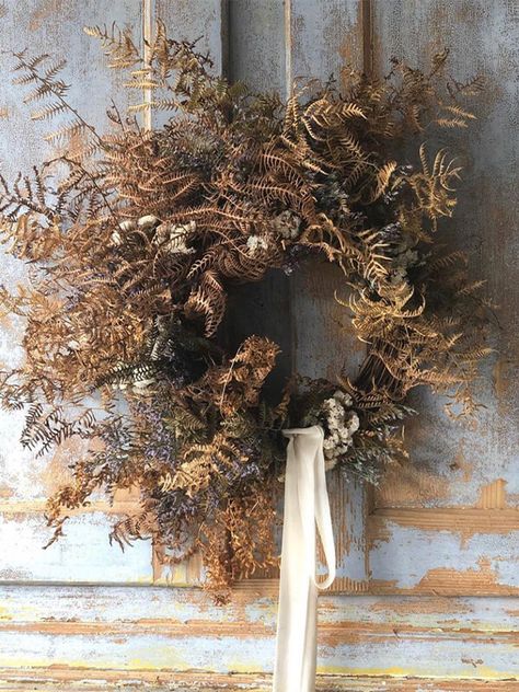 Bathroom Design Rustic, Kitchen Design Vintage, Urban Bathroom, Coastal Bathroom Design, Dried Floral Wreaths, Outdoor Decor Ideas, Dried Wreath, Coastal Bathroom, Natural Wreath