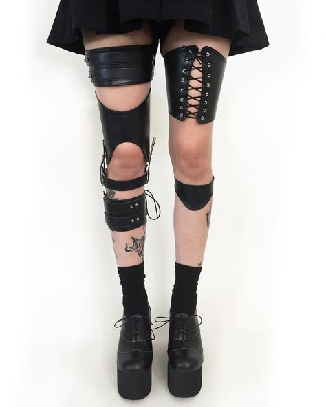 Shop Deandri on Instagram: “Leg harnesses ✖️ Suzie Qs #deandri” Cute Harness, Leg Harness, Dark Beauty, Garters, Visual Kei, Character Outfits, Goth Fashion, Aesthetic Clothes, Fashion Inspo Outfits