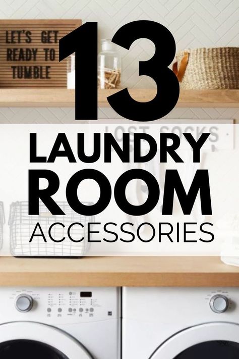 Your laundry room may be one of the last places you think of when it comes to home decor. However, laundry rooms and laundry room accessories have come a long way in recent years. Here are 13… More Laundry Room Rug Ideas, Coastal Laundry Room, Laundry Room Essentials, Laundry Room Accessories, Laundry Room Tables, Laundry Room Decor Ideas, Laundry Room Decorating, White Laundry Rooms, Stylish Laundry Room