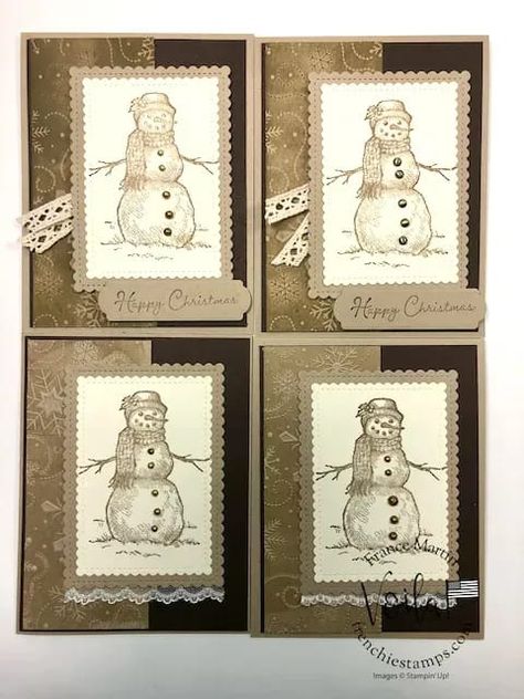 Emboss and Deboss Technique with the 3D Wintry embossing folder. The stamp set Snow Wonder is a perfect stamp to coordinate with the Wintry folder. #WintryEmbossingFolder #StampingTechnique #SnowWonder #StampinUp #Frenchiestamps Embossing Techniques, Card Making Tutorials, Stamping Techniques, Stamping Up Cards, Card Patterns, Winter Cards, Embossing Folders, Little Flowers, Embossing Folder