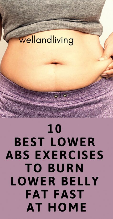 Are you looking to lose or burn lower belly pooch? Here are easy lower ab exercises to get rid of lower belly fat fast at home. Burn Lower Belly Fat Fast, Lower Ab Exercises, Exercise For Lower Belly, Get Rid Of Lower Belly, Best Lower Ab Exercises, Burn Lower Belly Fat, Lower Belly Fat Workout, Lower Belly Pooch, 12 Minute Workout